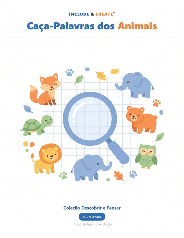 Caça-Palavras dos Animais