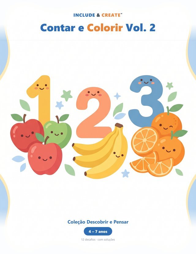 Contar e Colorir Vol. 2