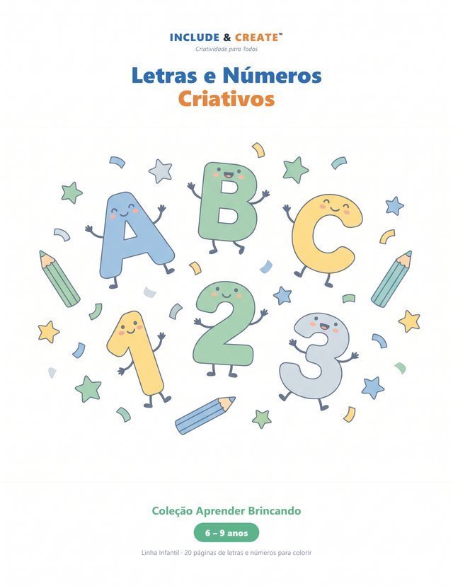 Letras e Números Criativos